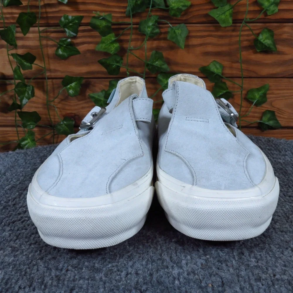 Vans LX Mary Jane 93 Women Shoe Size 9 Lifestyle Spa Blue Suede Buckle Sneaker